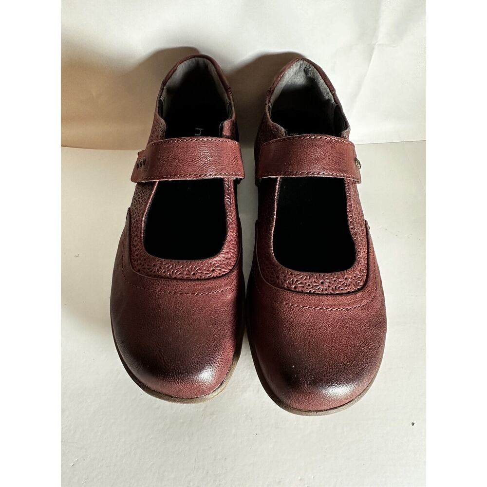 NIB Halsa ALOE Women's Mary Jane Shoes Dk. Cherry Size 8M Classy Casual Formal